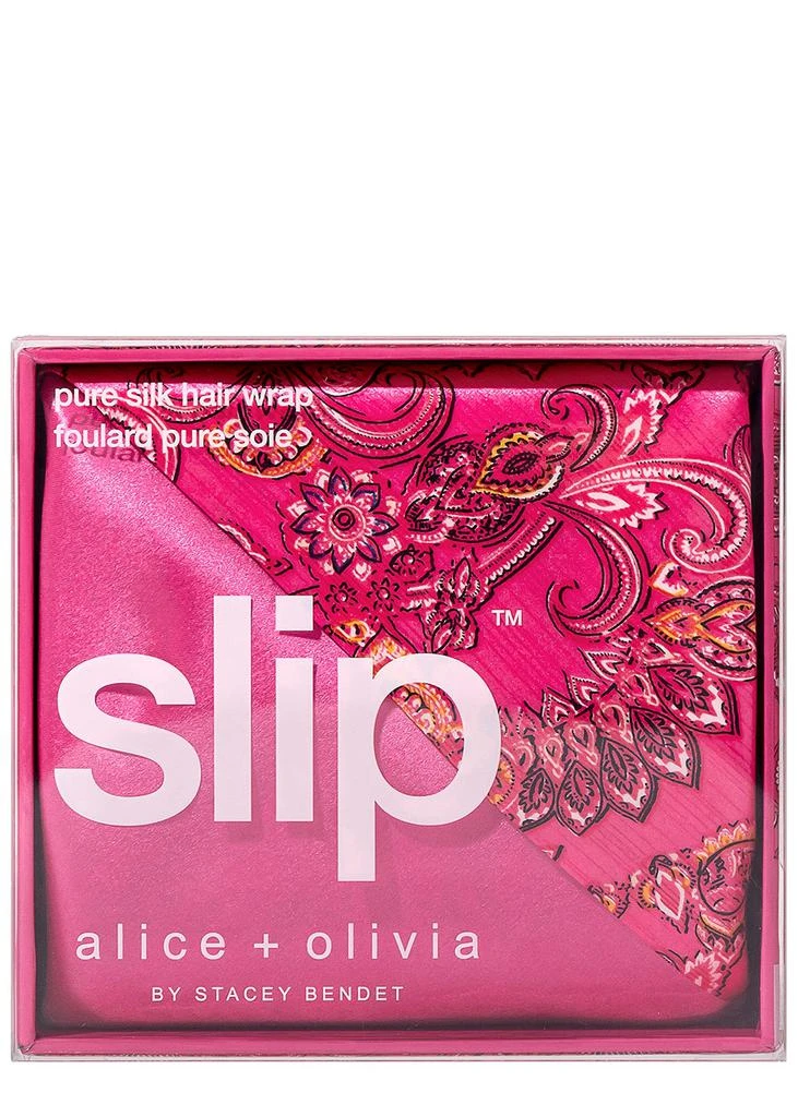 商品Slip|X Alice + Olivia Pure Silk Hair Wrap - Spring Time,价格¥743,第1张图片