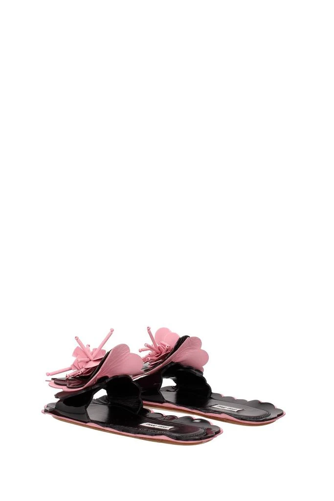 商品Miu Miu|Slippers and clogs Patent Leather Pink,价格¥2501,第4张图片详细描述