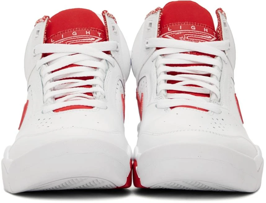 商品NIKE|White & Red Air Flight Lite Mid Sneakers,价格¥433,第2张图片详细描述