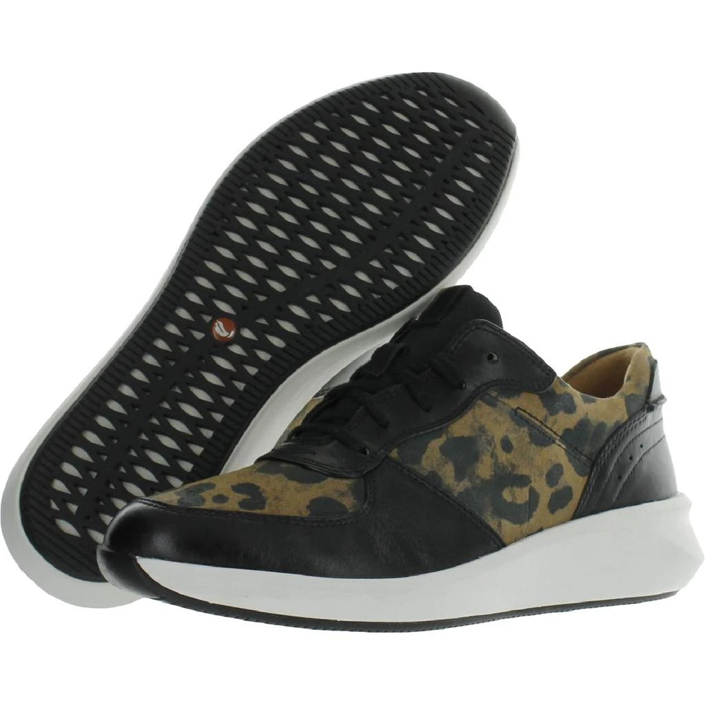 商品Clarks|Clarks Womens Un Rio Sprint Leather Trim Casual and Fashion Sneakers,价格¥442,第2张图片详细描述