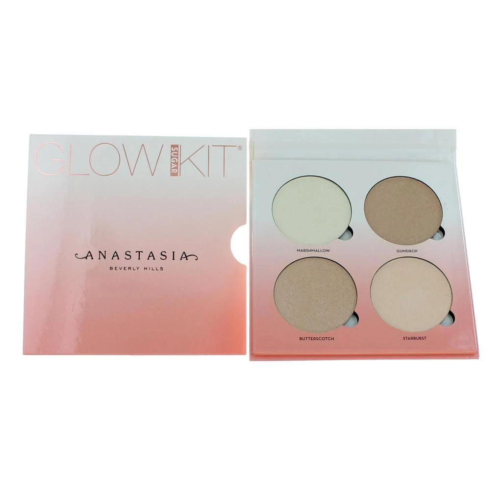 商品Anastasia Beverly Hills|Anastasia Sugar Glow Kit by Anastasia Beverly Hills, 4 Shade Metallic Powder Highlighters,价格¥253,第1张图片