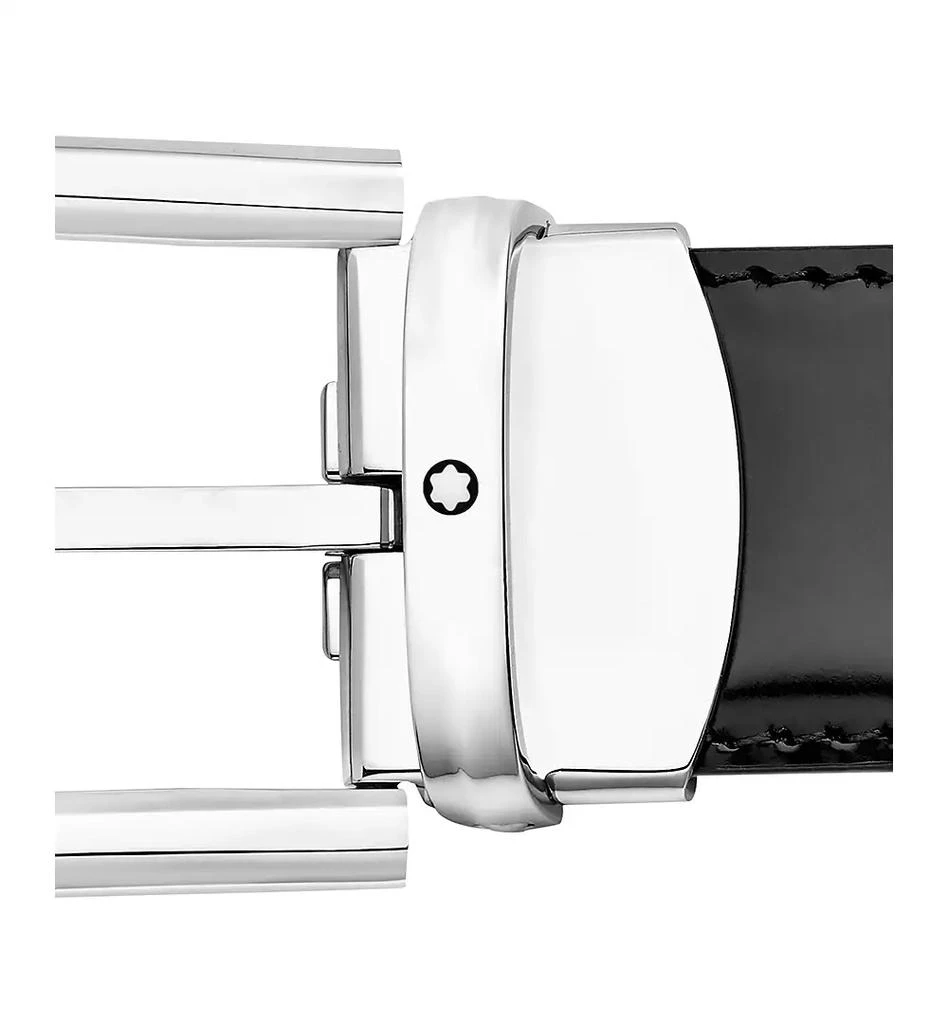 商品MontBlanc|Men's Horseshoe-Buckle Leather Belt,价格¥3053,第4张图片详细描述