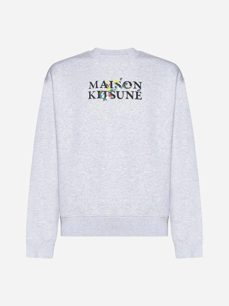 商品Maison Kitsune|Floral logo cotton sweatshirt,价格¥1167,第1张图片