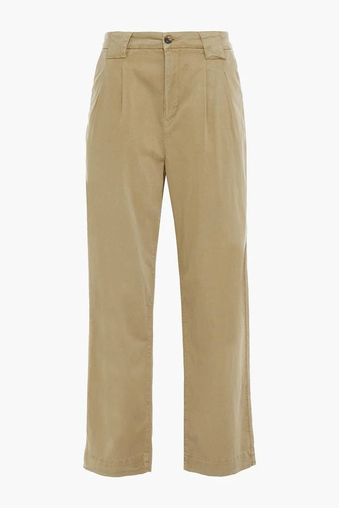 商品ba&sh|Paige pleated Lyocell-blend straight-leg pants,价格¥735,第1张图片