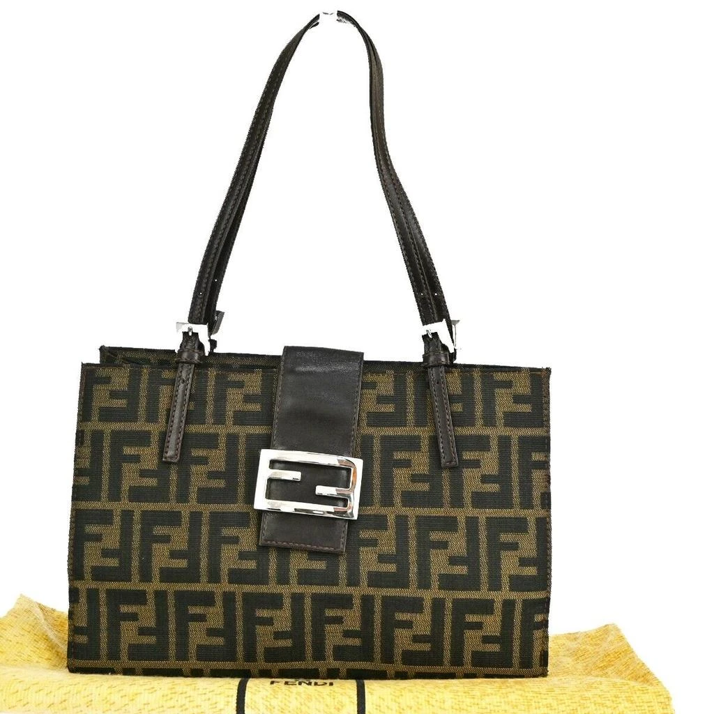 商品[二手商品] Fendi|Fendi Zucca  Canvas Tote Bag (Pre-Owned),价格¥6481,第1张图片