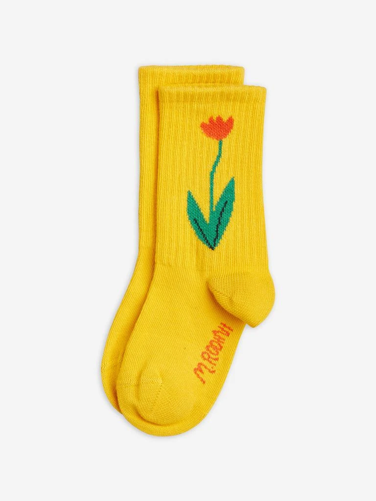 商品Mini Rodini|Mini Rodini Kids Mallorca 3 Pack Socks Set in Multicolour,价格¥119,第4张图片详细描述