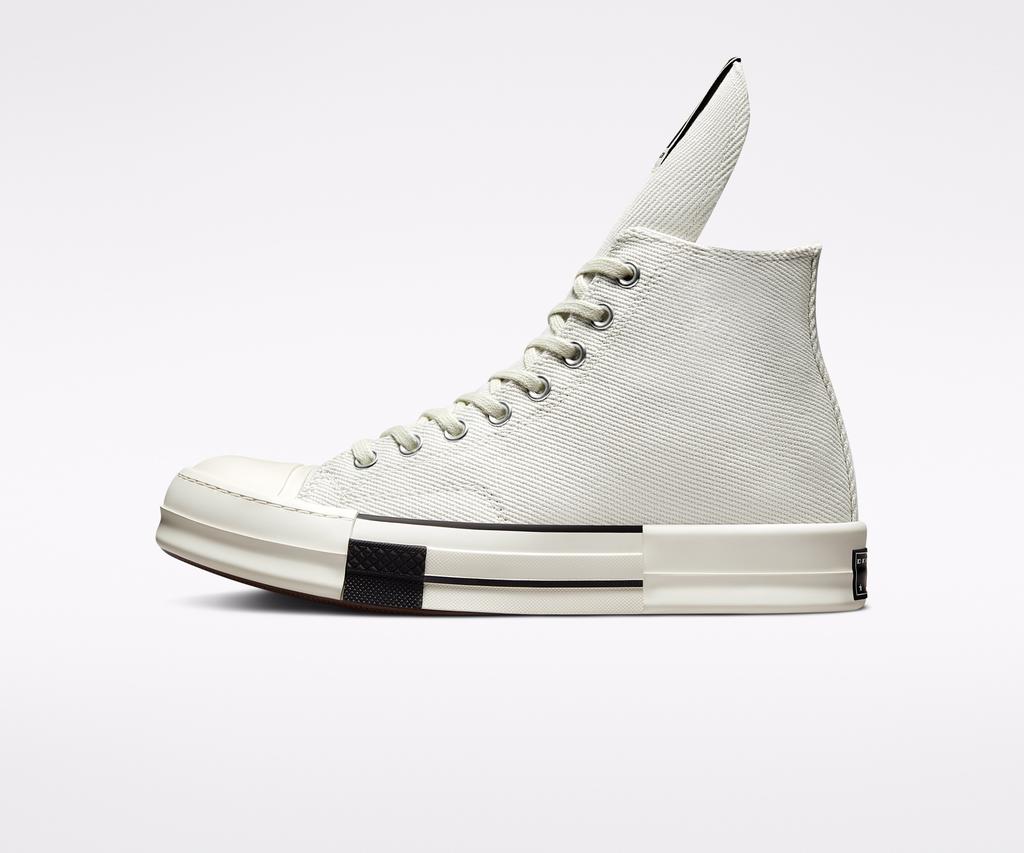 男款 Rick Owens 联名 匡威 Chuck 70 高帮 白款商品第9张图片规格展示