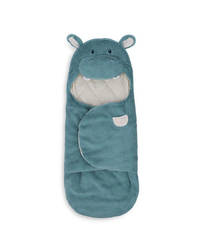 商品GUND|Baby GUND Oh So Snuggly Hippo Plush Hooded Baby Blanket Wrap for Newborns, 26",价格¥300,第1张图片