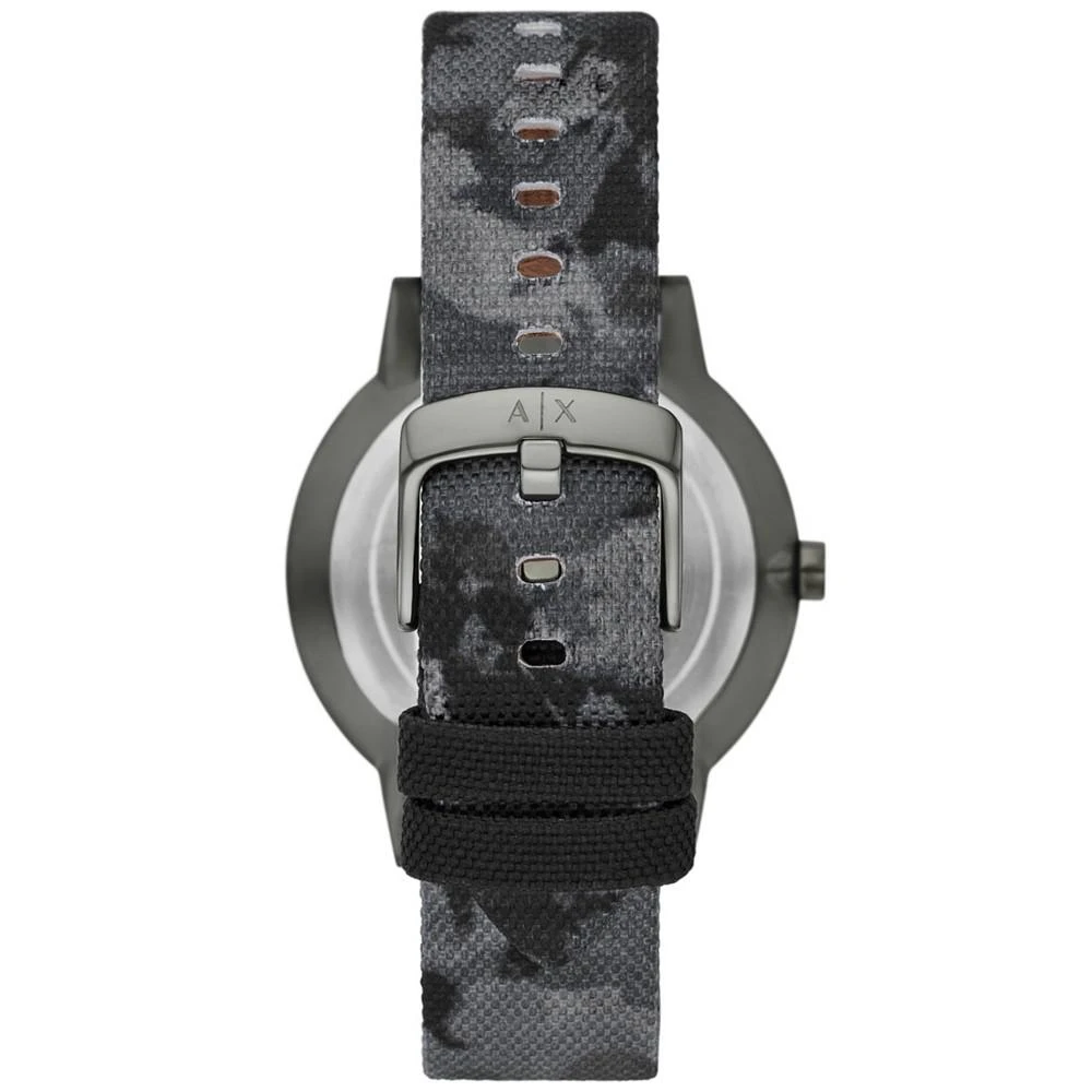 商品Armani Exchange|Men's Three-Hand Gray Recycled Polyethylene Terephthalate Bracelet Watch, 42mm,价格¥678,第3张图片详细描述