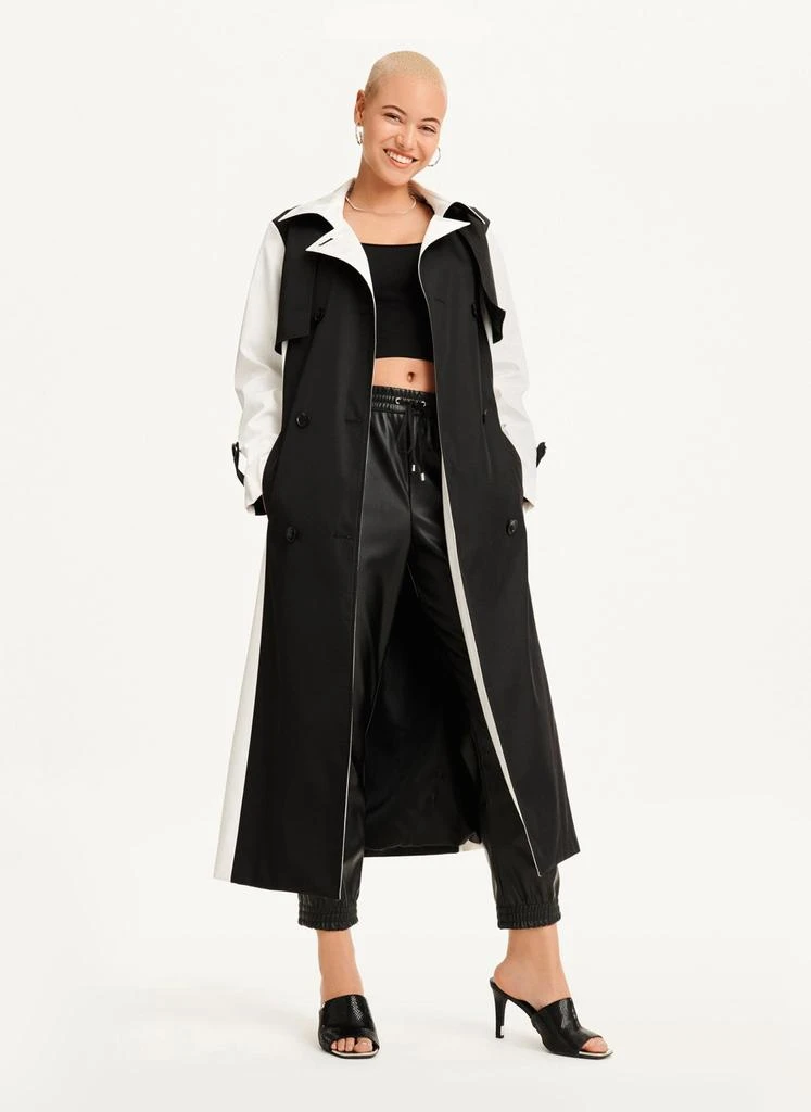 商品DKNY|Colorblock Crinkle Trench,价格¥1252,第2张图片详细描述