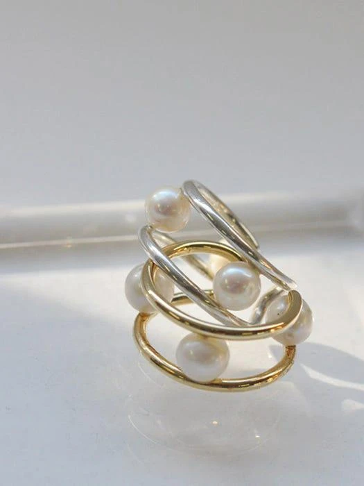 商品ZOENA|Mechanism Pearl Ring,价格¥454,第1张图片
