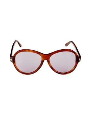 商品Tom Ford|59MM Oval Sunglasses,价格¥1475,第1张图片