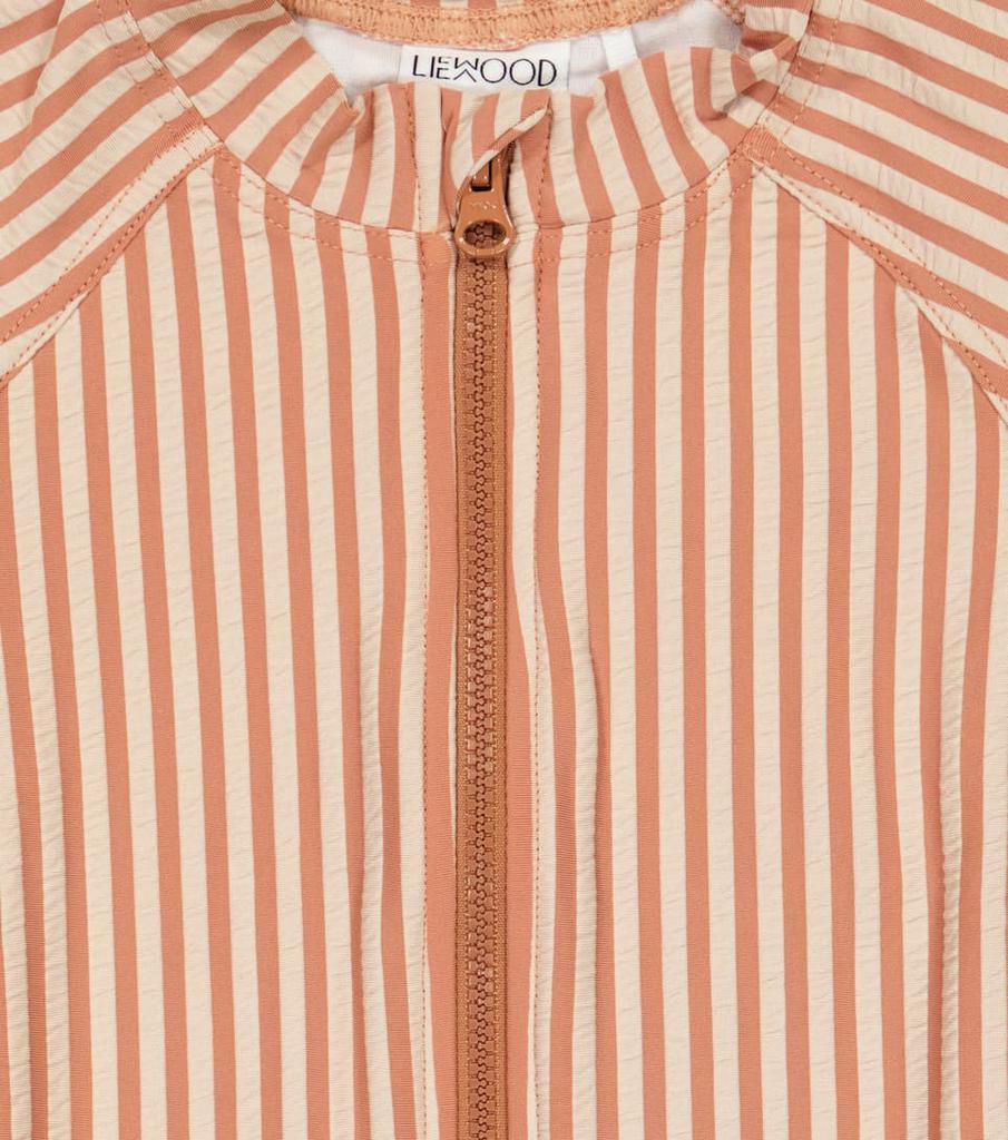 Max striped rashguard swimsuit商品第3张图片规格展示