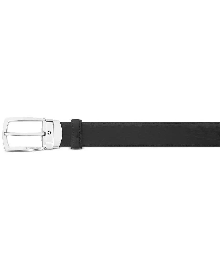 商品MontBlanc|Men's Westside Trapeze Buckle Leather Belt,价格¥2942,第3张图片详细描述