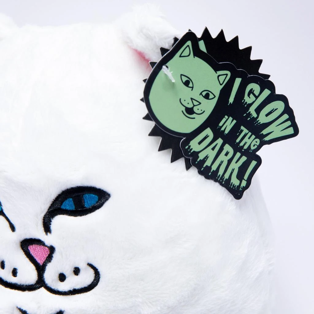 商品RIPNDIP|Lord Nerm Glow In The Dark Plush (White),价格¥122,第5张图片详细描述