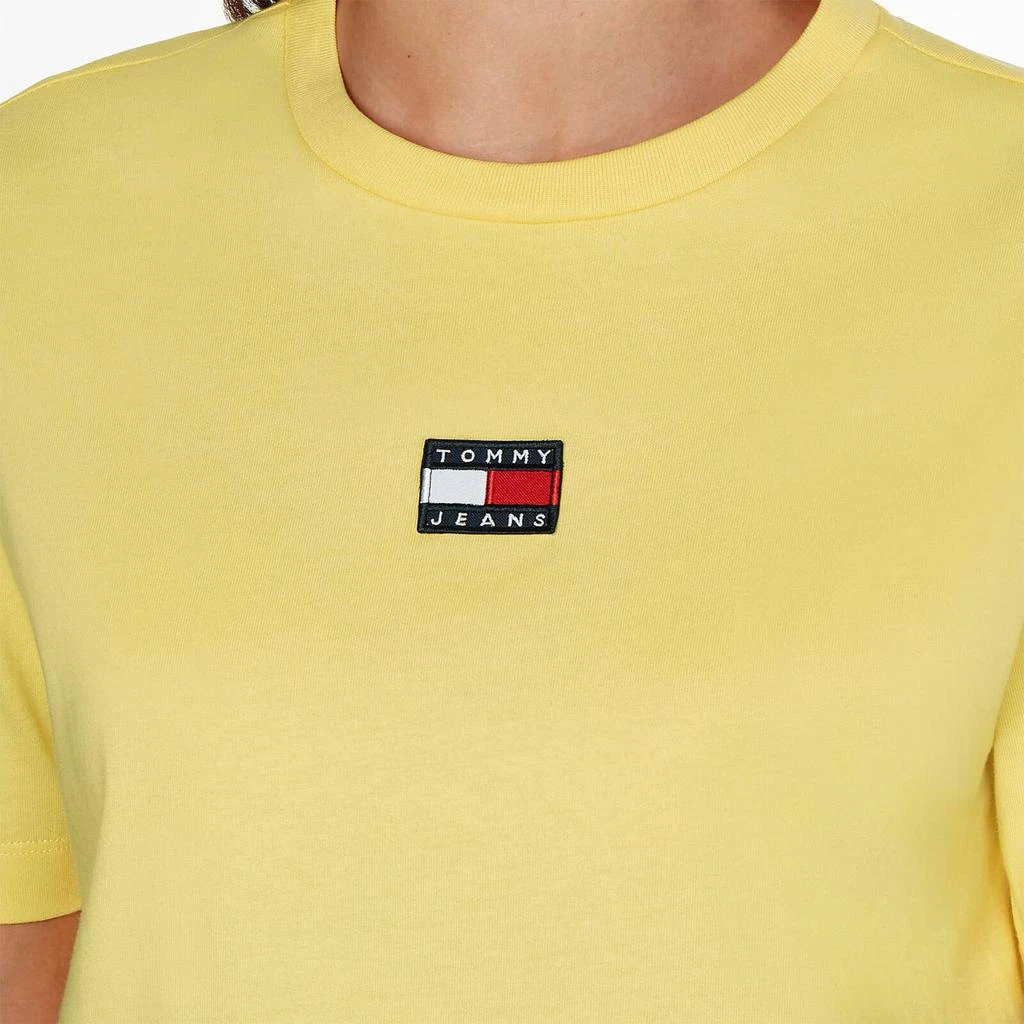 商品Tommy Jeans|Tommy Jeans Women's Tjw Oversized Center Badge T-Shirt - Soleil,价格¥119,第3张图片详细描述