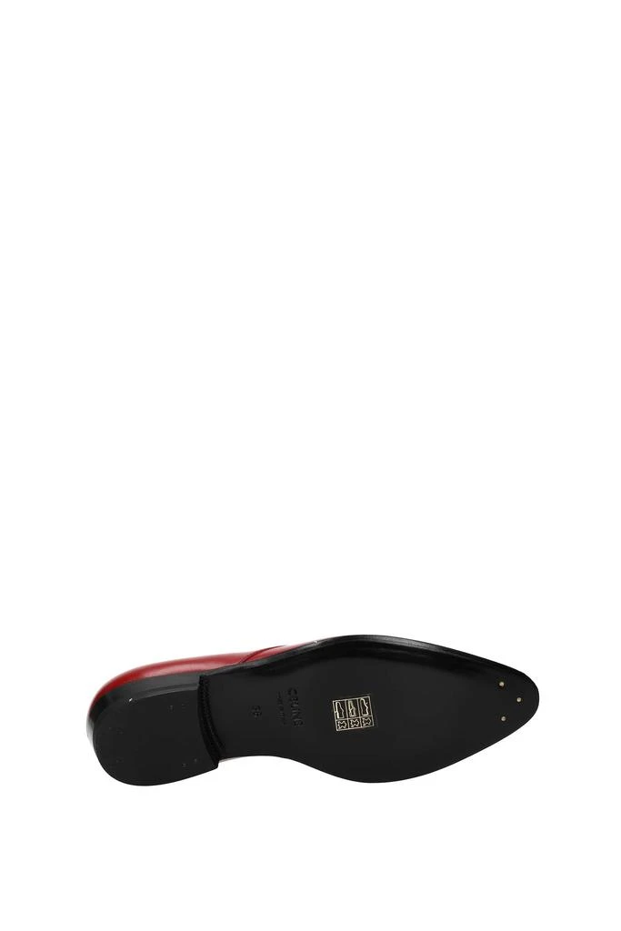 商品Celine|Lace up and Monkstrap jacno Leather Red,价格¥2663,第5张图片详细描述