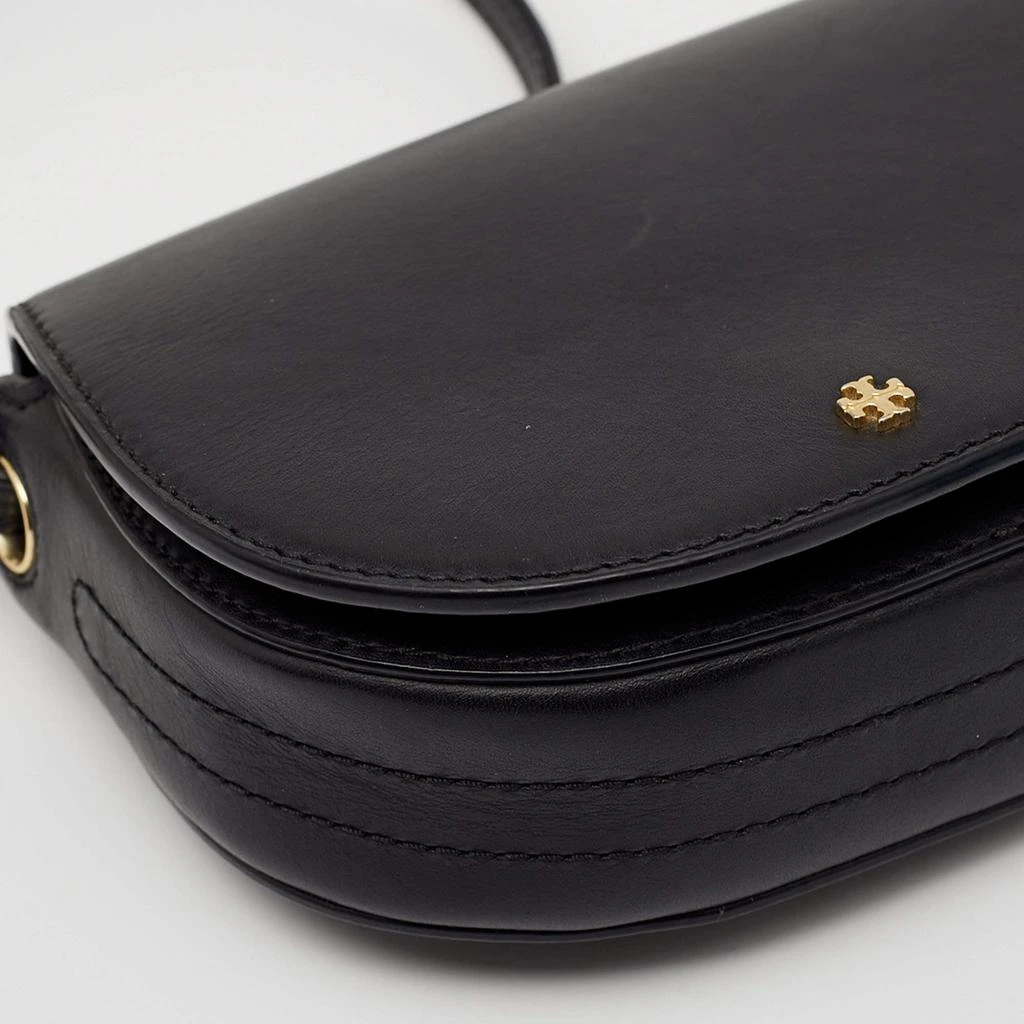Tory Burch Black Leather Emerson Mini Saddle Crossbody Bag 商品