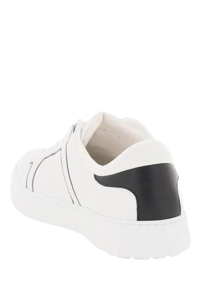 商品Salvatore Ferragamo|Salvatore Ferragamo Gancini Leather Sneakers,价格¥4334,第2张图片详细描述