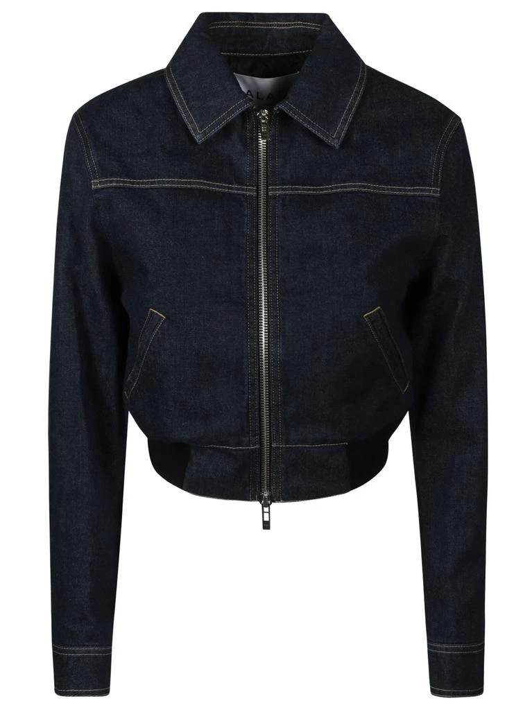 商品Alaïa|Alaia Brut Denim Zipped Jacket,价格¥8808,第1张图片