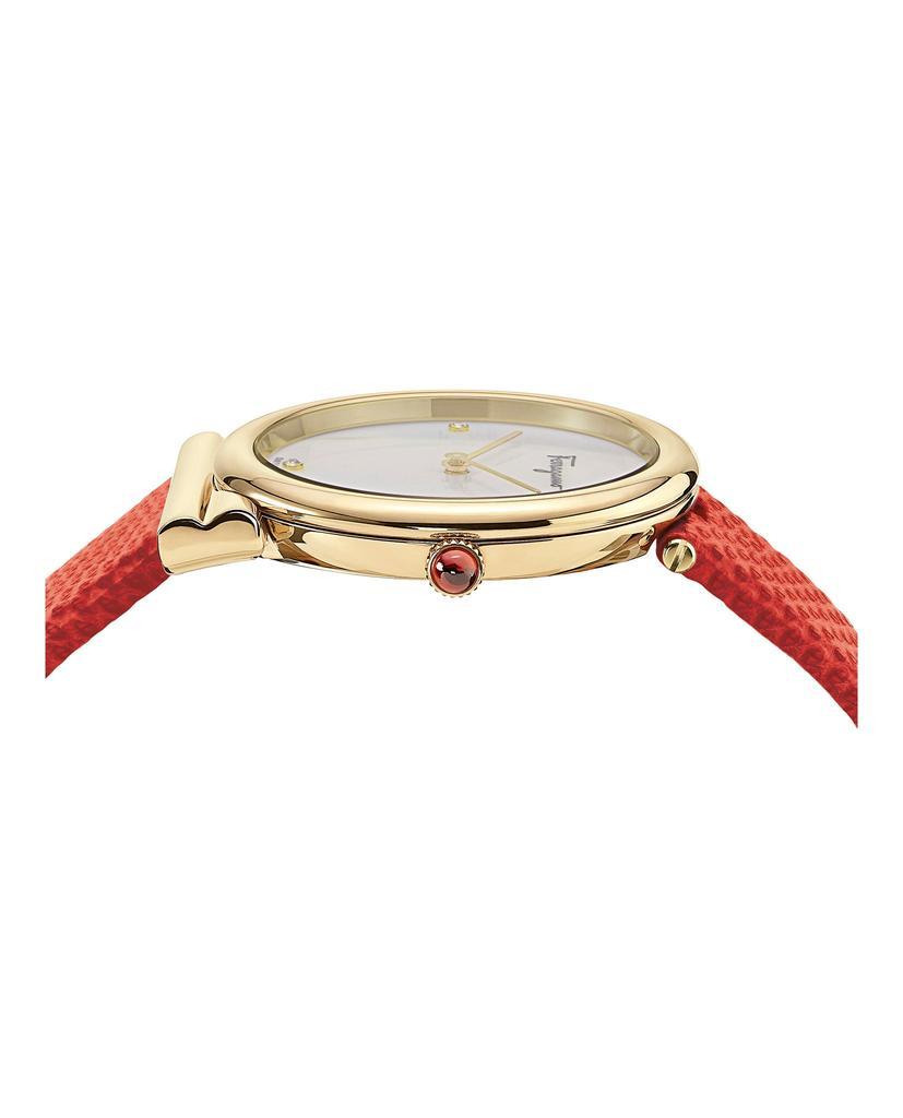 商品Salvatore Ferragamo|Gancini Slim Leather Watch,价格¥3058,第4张图片详细描述