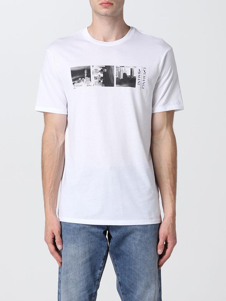 Armani Exchange T-shirt with graphic print商品第1张图片规格展示