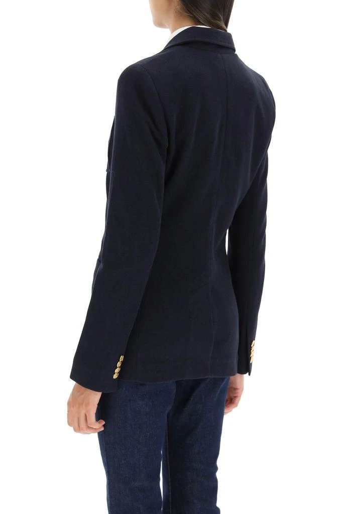 商品Ralph Lauren|STRETCH KNIT BLAZER WITH MONOGRAM EMBROIDERY,价格¥1862,第4张图片详细描述