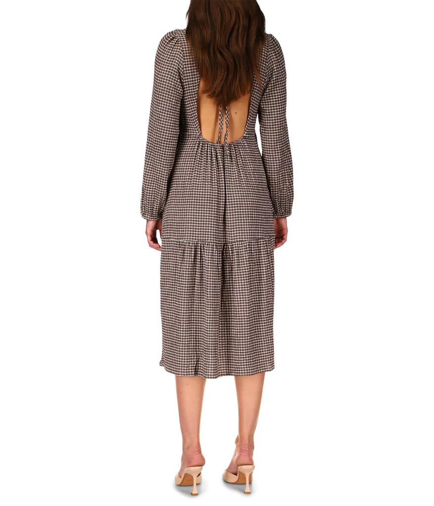 商品Sanctuary|Going West Open Back Gingham Midi Dress,价格¥247,第2张图片详细描述
