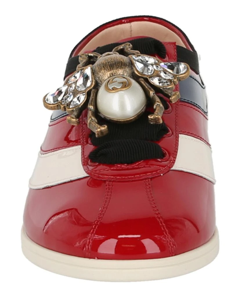 商品Gucci|Falacer Patent Leather Sneakers,价格¥1730,第4张图片详细描述