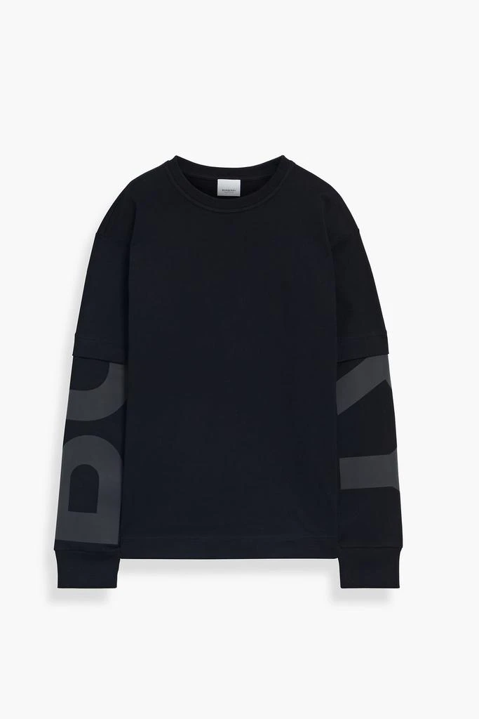 商品Burberry|Printed cotton-jersey T-shirt,价格¥3444,第1张图片