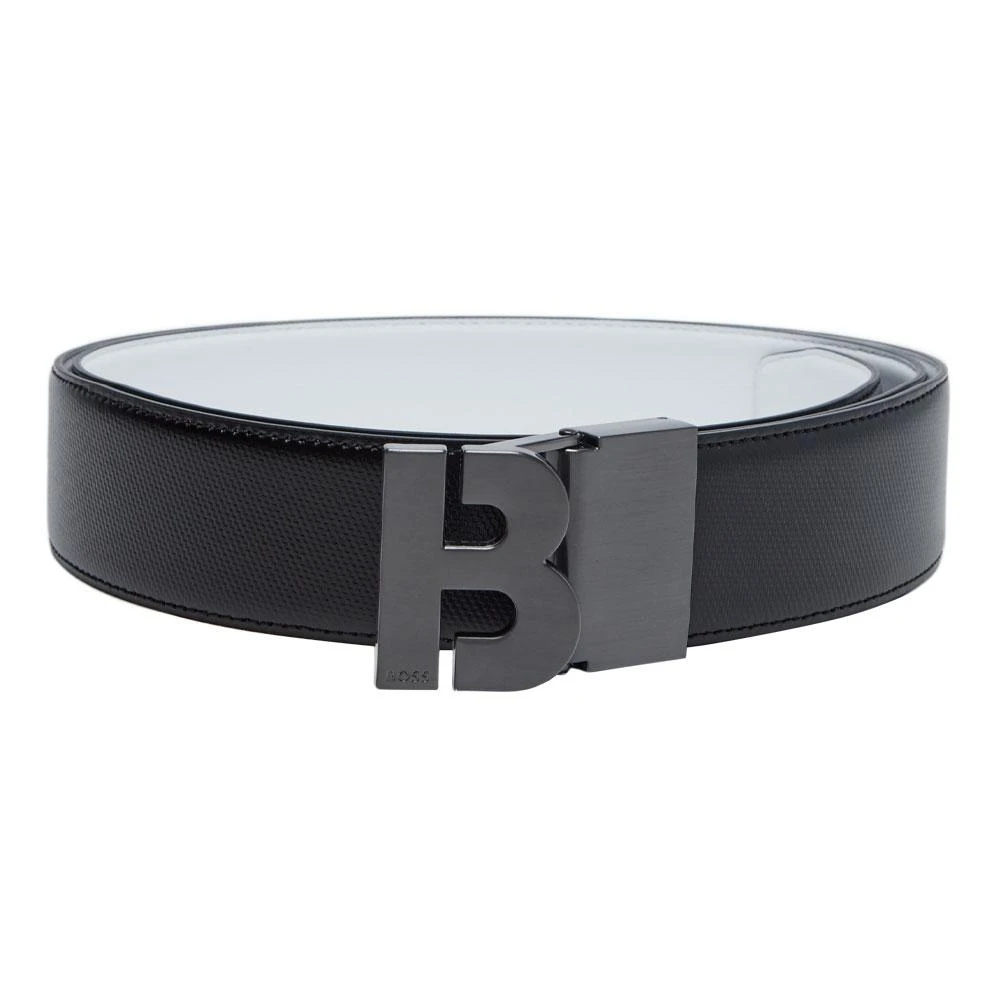 商品Hugo Boss|BOSS B Icon Belt - Black,价格¥617,第1张图片