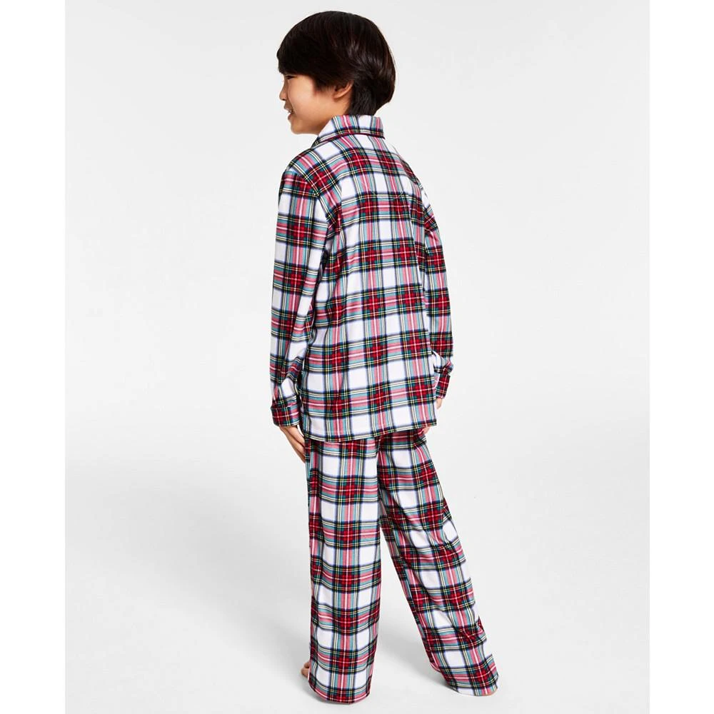 商品Family Pajamas|Matching Kids Stewart Plaid Pajama Set, Created for Macy's,价格¥45,第3张图片详细描述