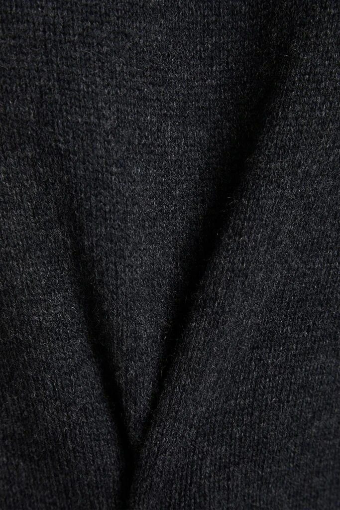 商品N.PEAL|Cropped mélange cashmere sweater,价格¥1626,第2张图片详细描述