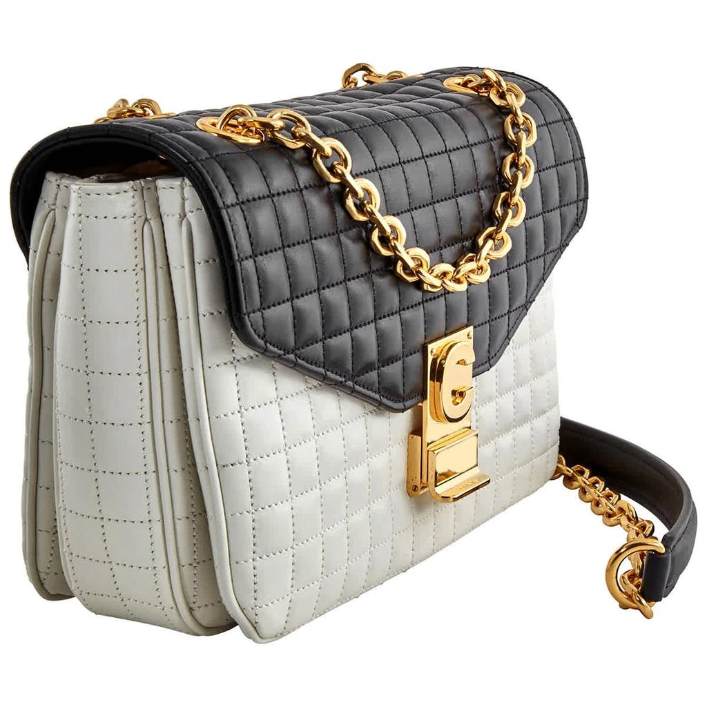 商品Celine|Celine Medium C in Quilted Calfskin Black/White Shoulder Bag,价格¥10500,第2张图片详细描述
