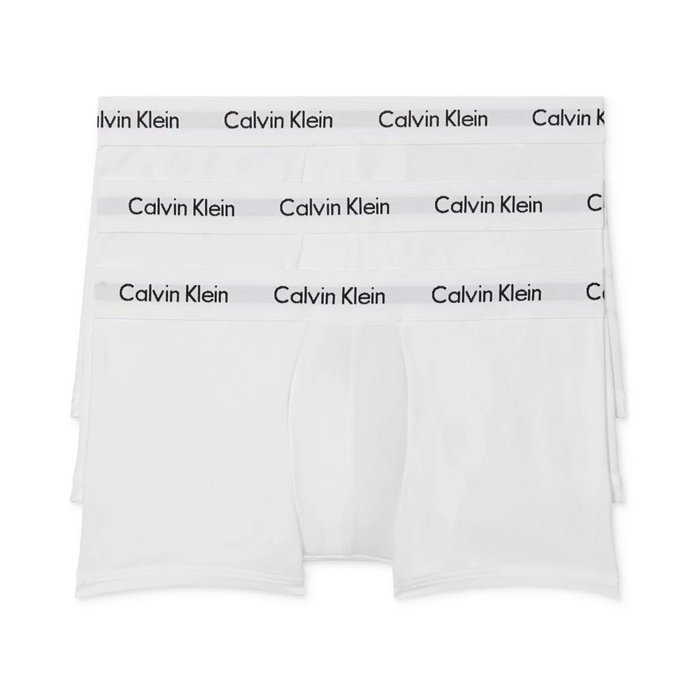 商品Calvin Klein|Men's 3-Pack Cotton Stretch Low-Rise Trunk Underwear,价格¥356,第1张图片