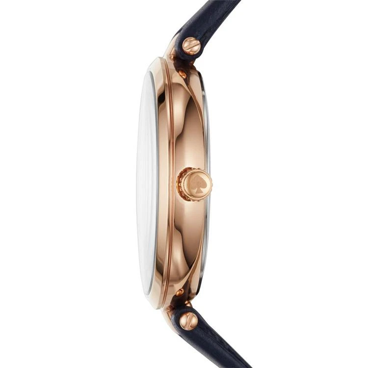 商品Kate Spade|Women's Holland Navy Leather Strap 34mm,价格¥1684,第2张图片详细描述