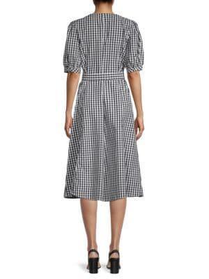 商品Tommy Hilfiger|Checked Belted Shirt Dress,价格¥293,第4张图片详细描述
