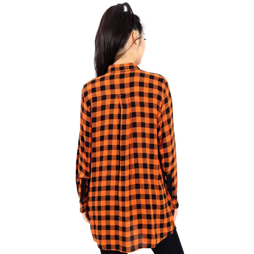商品Kenzo|Kenzo Ladies Check Print Wool Blend Shirt, Brand Size 34 (US Size 2),价格¥1047,第5张图片详细描述
