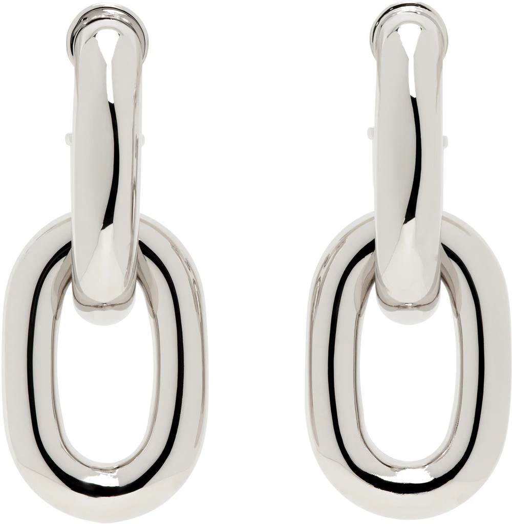 商品Rabanne|Silver Double XL Link Earrings,价格¥2786,第1张图片