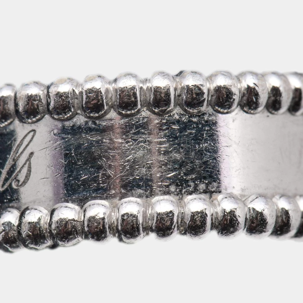 Van Cleef & Arpels Perlée Signature 18k White Gold Band Ring Size 48 商品