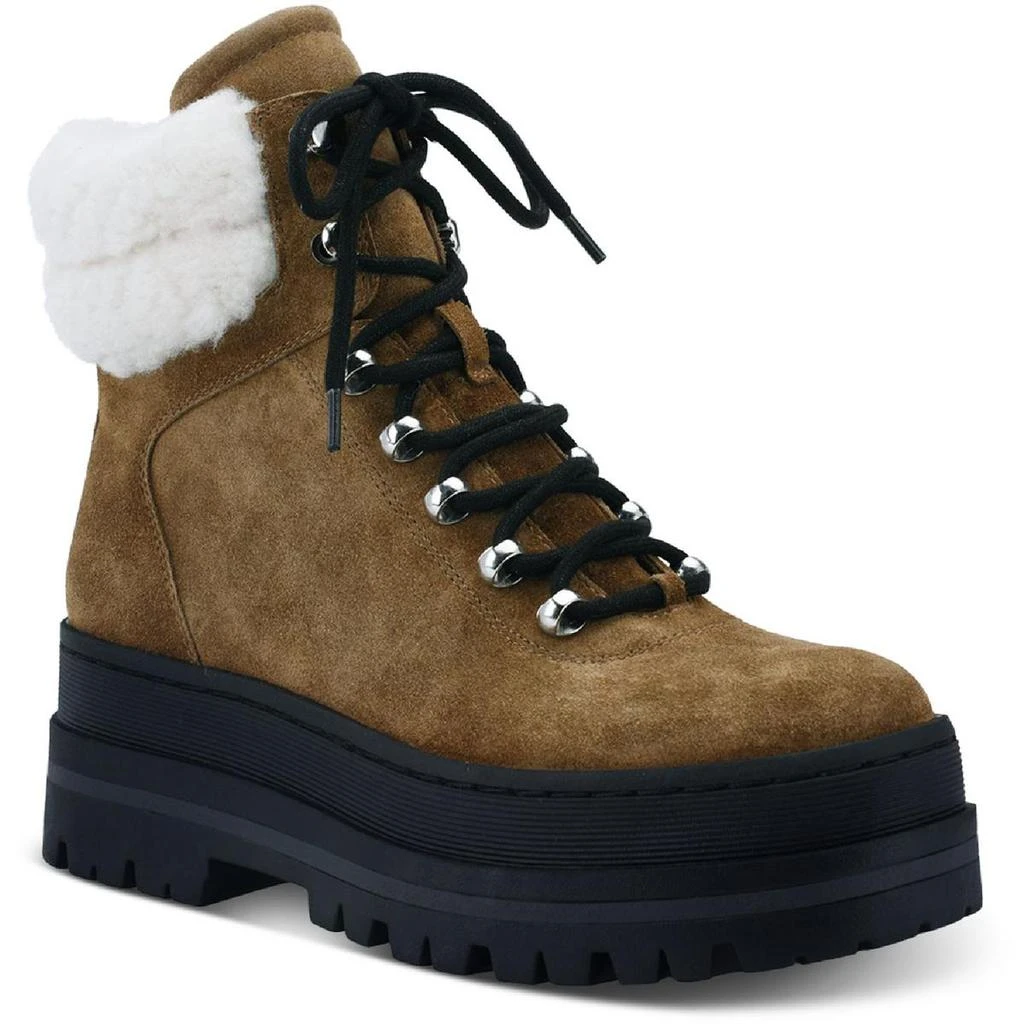 商品Marc Fisher|Marc Fisher LTD Womens Pierson Sheepskin Ankle Winter & Snow Boots,价格¥136,第1张图片