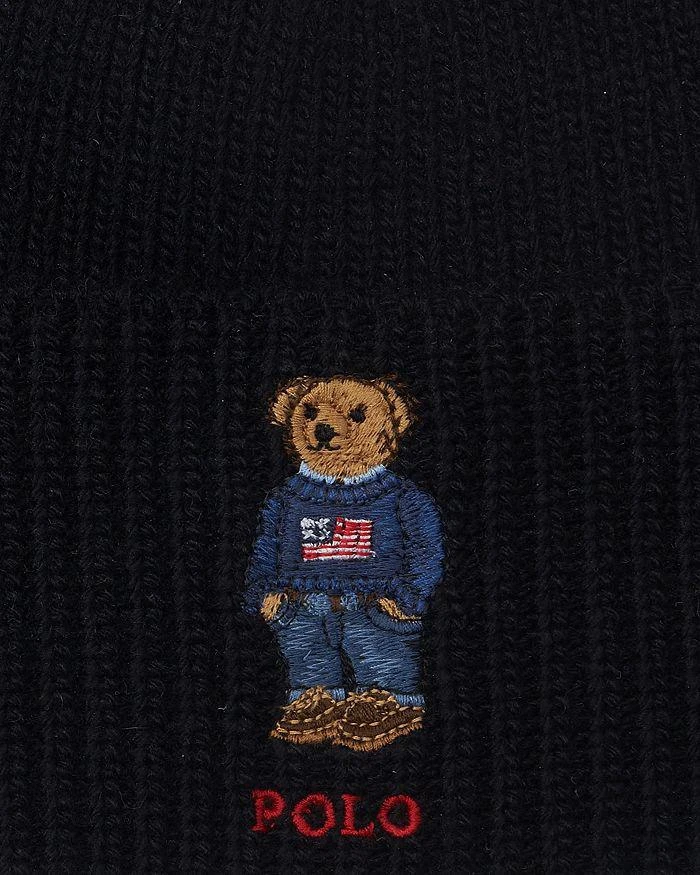 商品Ralph Lauren|Solid Flag Bear Beanie,价格¥434,第2张图片详细描述