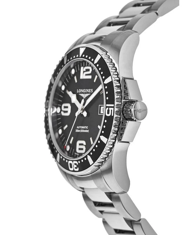 商品Longines|Longines HydroConquest Automatic 41mm Black Dial Steel Men's Watch L3.742.4.56.6,价格¥7080,第3张图片详细描述