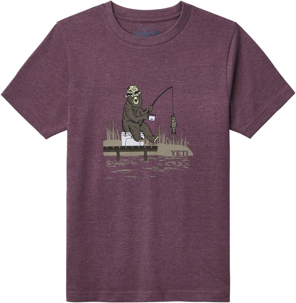 商品YETI|YETI Youth Fishing Bear Short Sleeve T-Shirt,价格¥150,第1张图片