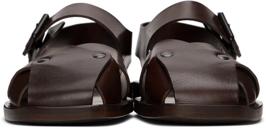 商品Lemaire|Brown Strap Sandals,价格¥2605,第2张图片详细描述