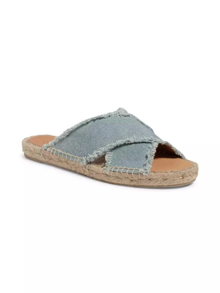 商品CASTAÑER|Palmera Contrast-Stitched Canvas Espadrille Sandals,价格¥299,第2张图片详细描述