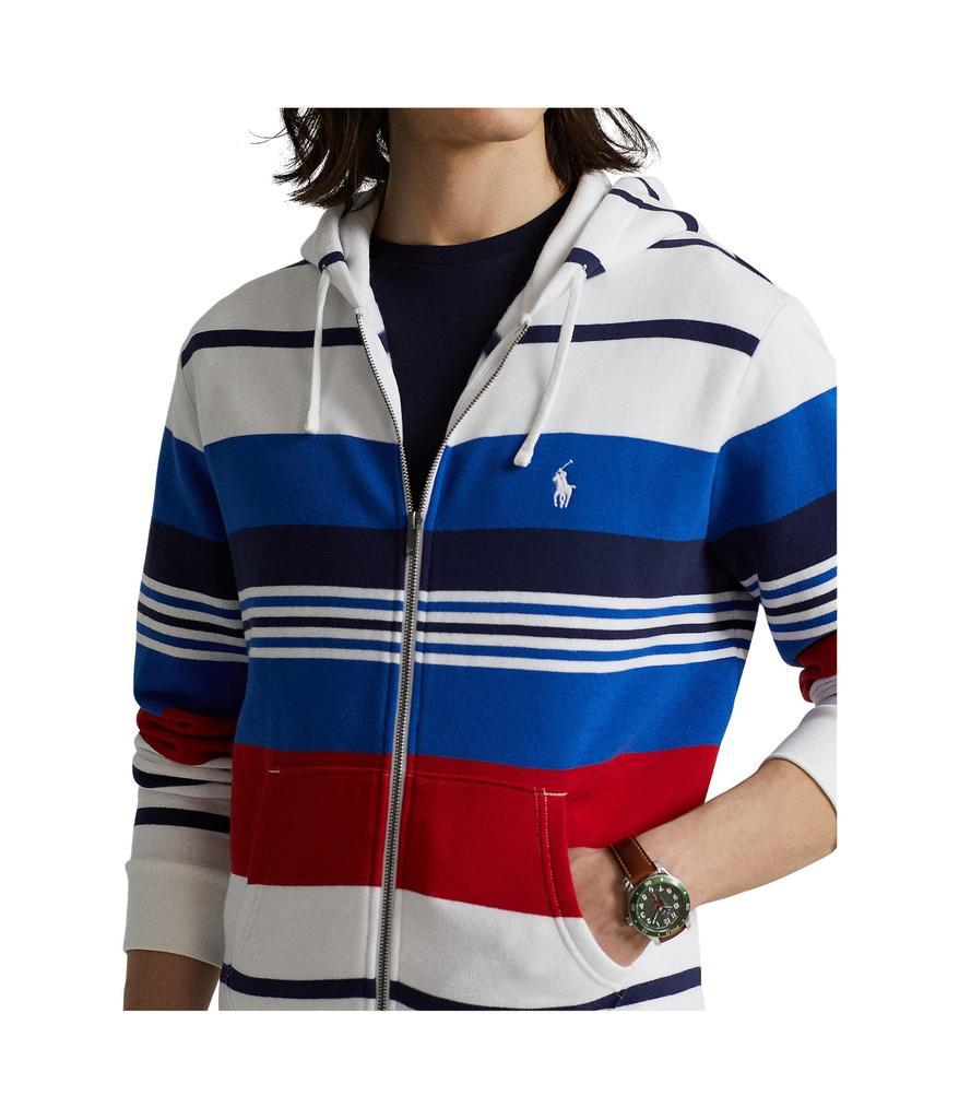 商品Ralph Lauren|Striped Fleece Full Zip Hoodie,价格¥490,第5张图片详细描述
