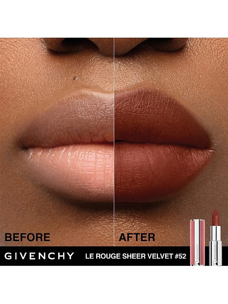 商品Givenchy|Le Rouge Sheer Velvet Lipstick,价格¥355,第4张图片详细描述