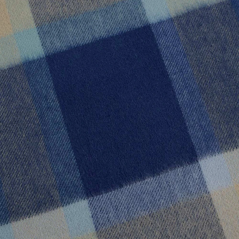 MAX MARA 男士蓝色格纹围巾 55461962-600-004 商品