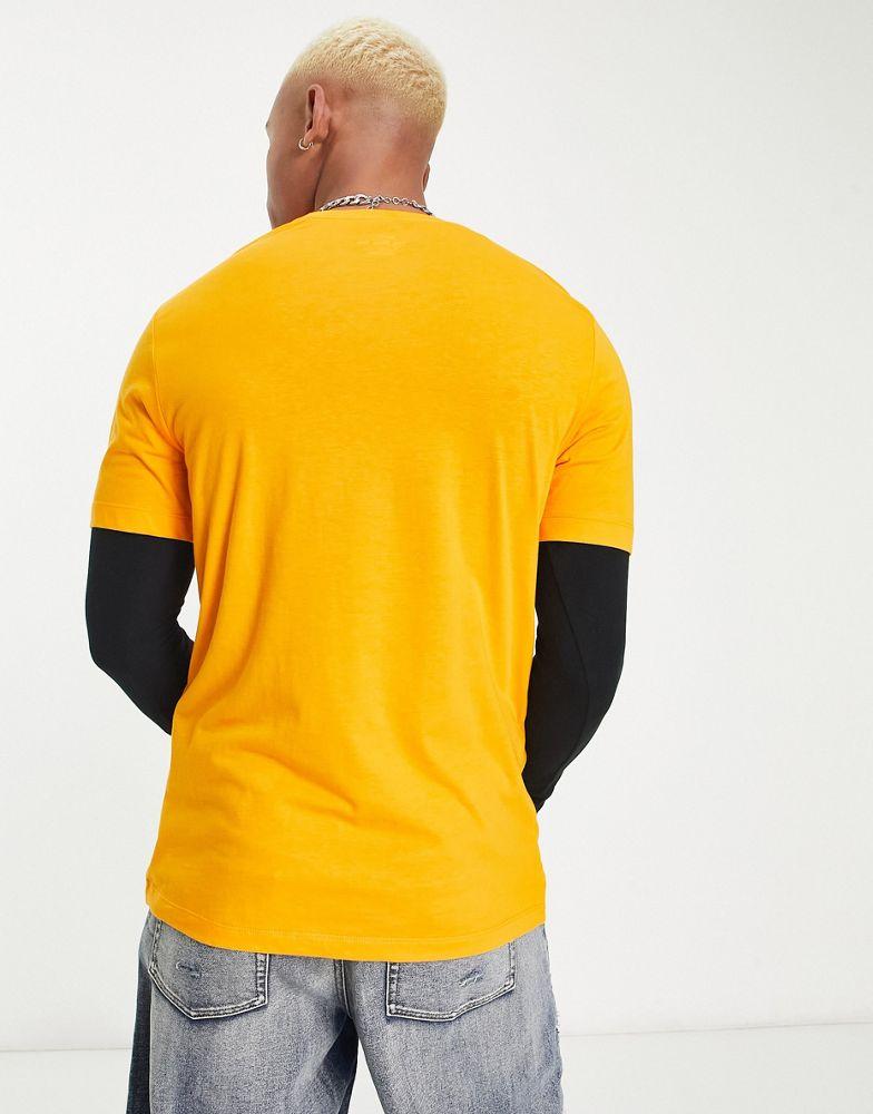 Nike Football World Cup 2022 Netherlands unisex crest t-shirt in orange商品第4张图片规格展示